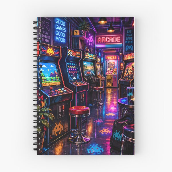 Item preview, Neon Retro Arcade Nights designed and sold by Smoimi.