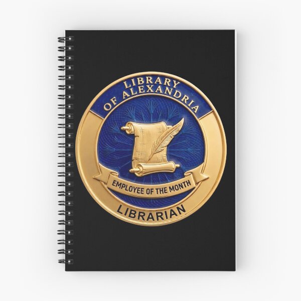 Item preview, Library of Alexandria Librarian - Employee Badge designed and sold by RogueSquirrels.