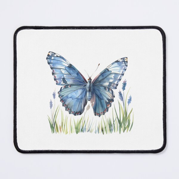 Item preview, Blue Butterfly | Elegant Nature Aesthetic Art designed and sold by Mandayartstudio.