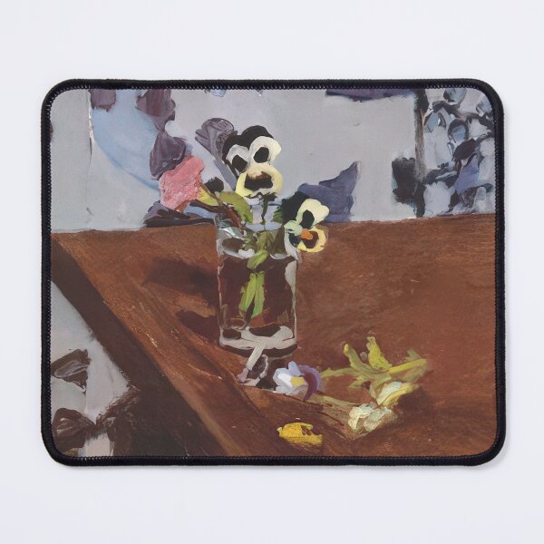 Item preview, Pansies on a table 1919 designed and sold by VeilOfPigments.