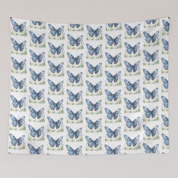 Item preview, Blue Butterfly | Elegant Nature Aesthetic Art designed and sold by Mandayartstudio.