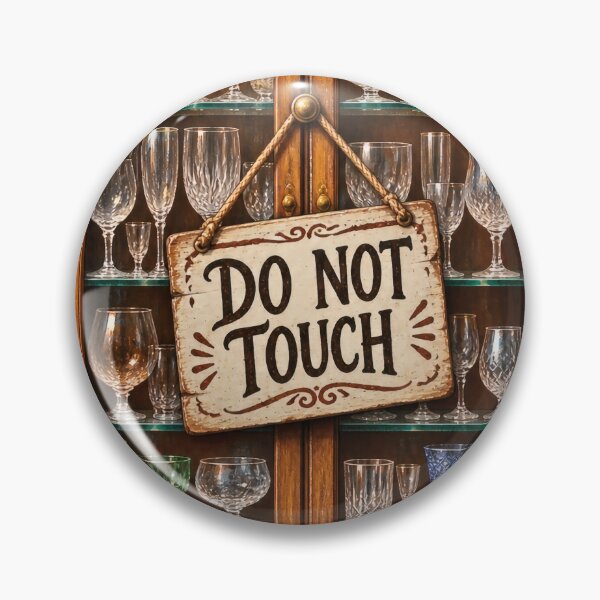 Item preview, Do Not Touch Rustic Balkan Household Humor designed and sold by OfficialBalkan.