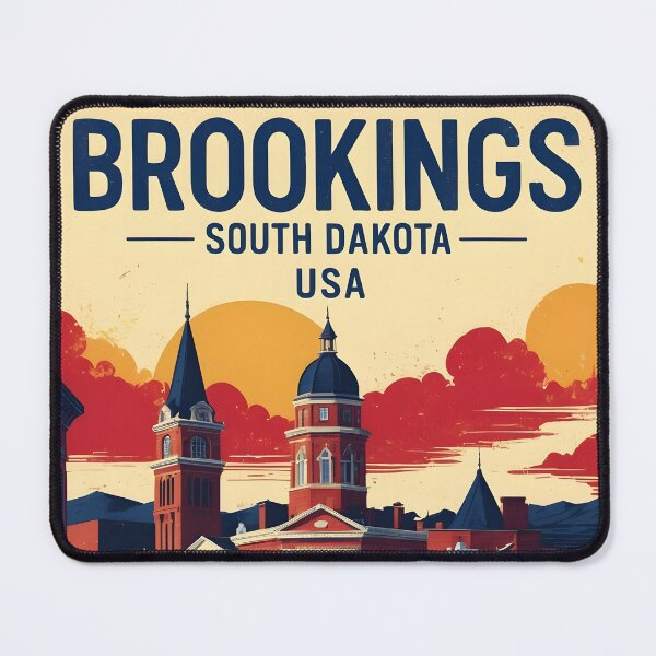 Item preview, Brookings South Dakota Vintage Travel Tourism designed and sold by TravelersGems.