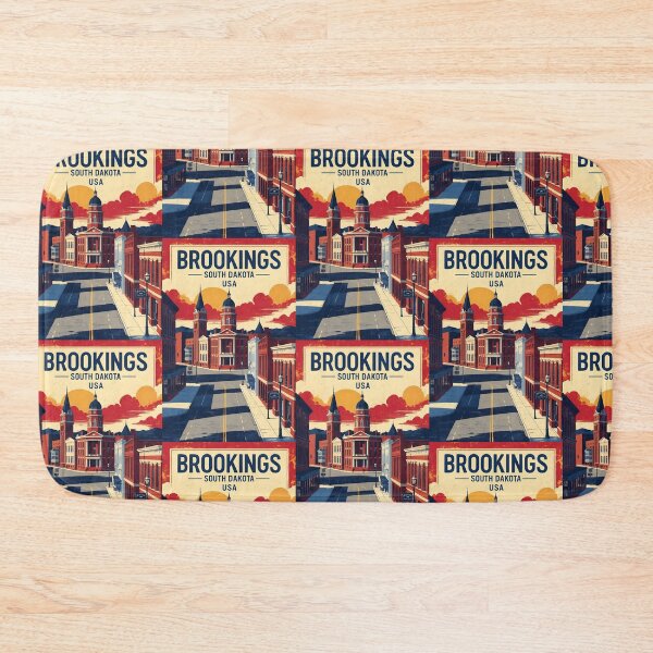 Item preview, Brookings South Dakota Vintage Travel Tourism designed and sold by TravelersGems.