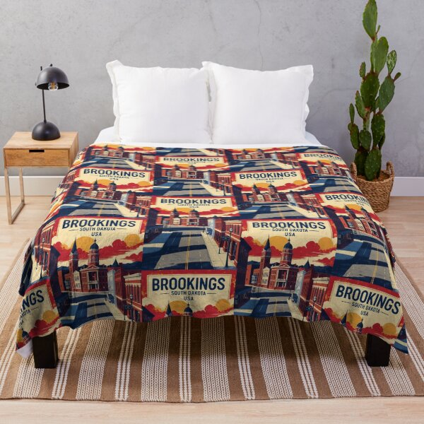 Item preview, Brookings South Dakota Vintage Travel Tourism designed and sold by TravelersGems.