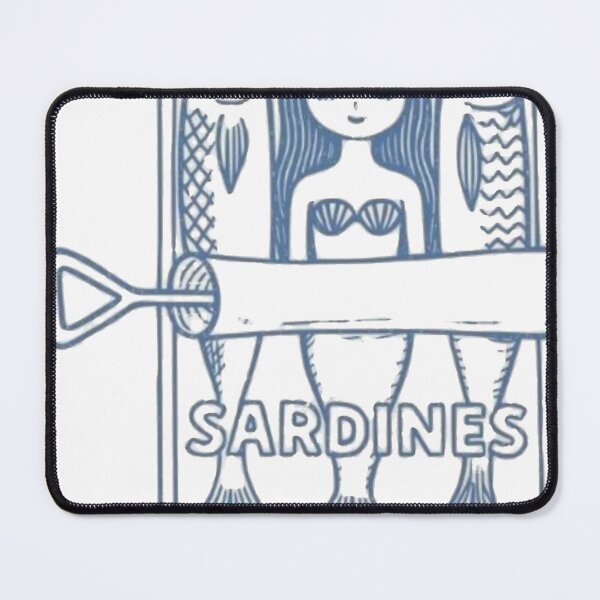 Item preview, sardines mermaid open can designed and sold by PhiloDoh.