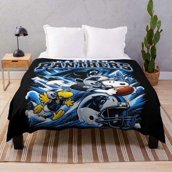 Item preview, Snoopy Carolina Panthers Dynamic Diving Catch Football Fan designed and sold by CaneufeyCip.