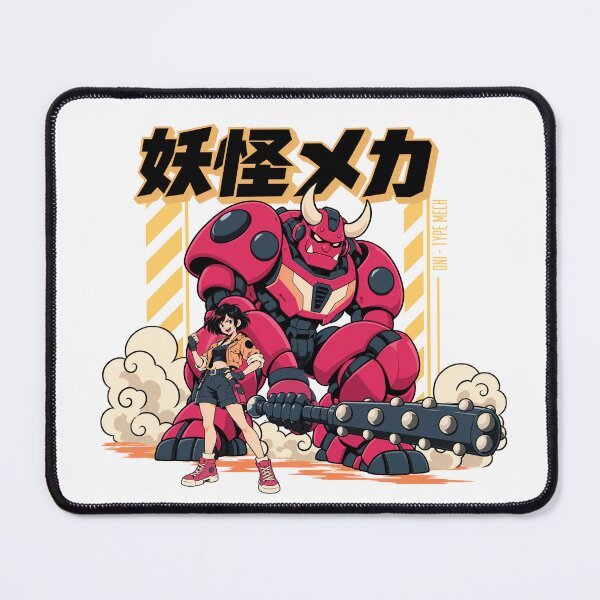 Item preview, Yokai Mecha Red Oni Battle Robot designed and sold by IMadeThisat3AM.