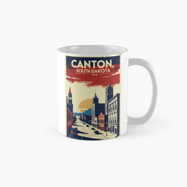 Item preview, Canton South Dakota Vintage Travel Tourism designed and sold by TravelersGems.