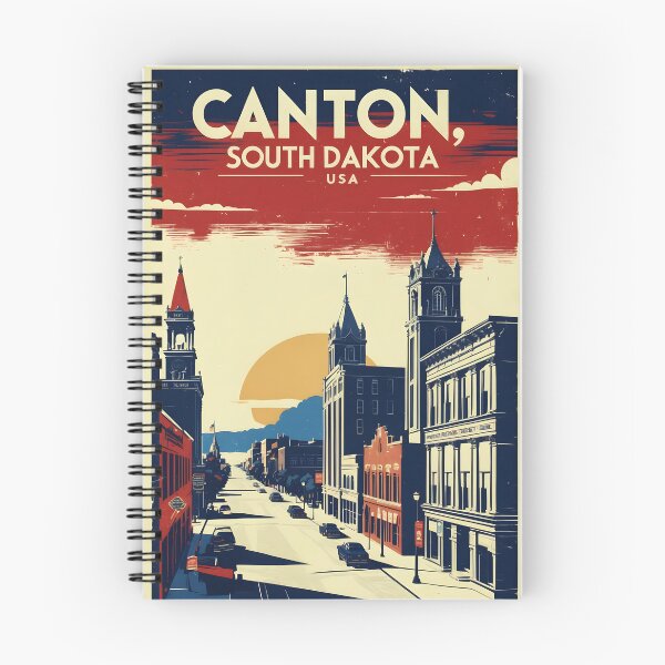 Item preview, Canton South Dakota Vintage Travel Tourism designed and sold by TravelersGems.