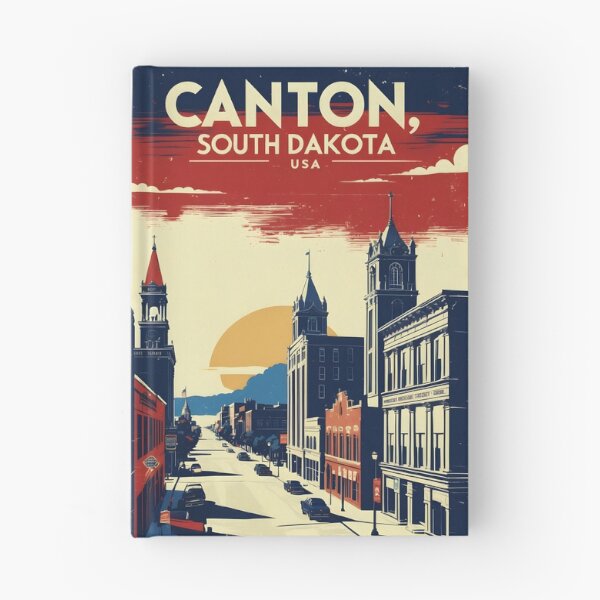 Item preview, Canton South Dakota Vintage Travel Tourism designed and sold by TravelersGems.
