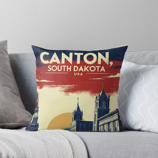 Item preview, Canton South Dakota Vintage Travel Tourism designed and sold by TravelersGems.