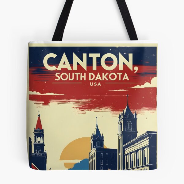 Item preview, Canton South Dakota Vintage Travel Tourism designed and sold by TravelersGems.