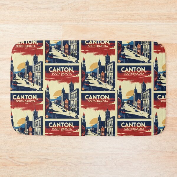 Item preview, Canton South Dakota Vintage Travel Tourism designed and sold by TravelersGems.