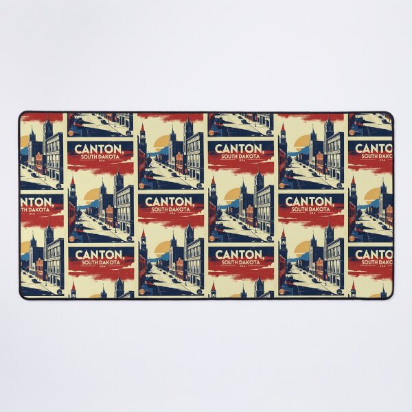 Item preview, Canton South Dakota Vintage Travel Tourism designed and sold by TravelersGems.