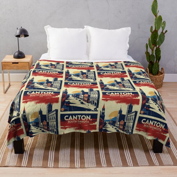 Item preview, Canton South Dakota Vintage Travel Tourism designed and sold by TravelersGems.