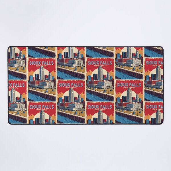 Item preview, Sioux Falls South Dakota Vintage Travel Tourism designed and sold by TravelersGems.