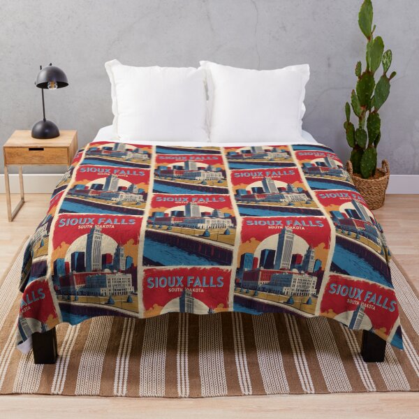 Item preview, Sioux Falls South Dakota Vintage Travel Tourism designed and sold by TravelersGems.