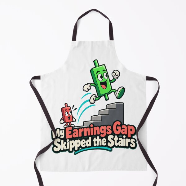 Item preview, My Earnings Gap Skipped the Stairs Trade Humor designed and sold by Bikivuno.