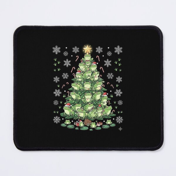 Item preview, Christmas Frog Tree Cute Amphibian Holiday Illustration designed and sold by MiALopezArt.