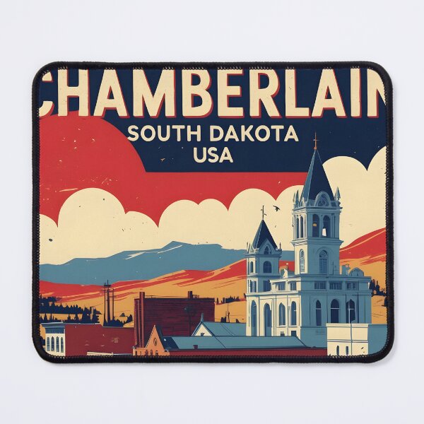 Item preview, Chamberlain South Dakota Vintage Travel Tourism designed and sold by TravelersGems.