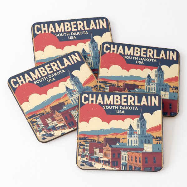 Artikelvorschau, Chamberlain South Dakota Vintage Reisen Tourismus entworfen und verkauft von TravelersGems.