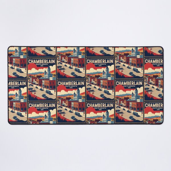 Item preview, Chamberlain South Dakota Vintage Travel Tourism designed and sold by TravelersGems.