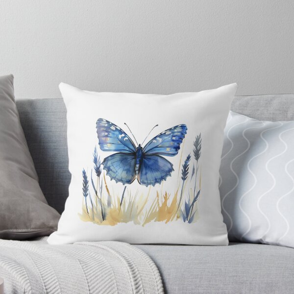 Item preview, Blue Butterfly | Elegant Nature Aesthetic Art designed and sold by Mandayartstudio.
