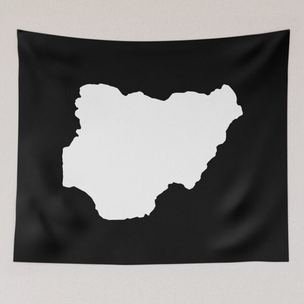 Item preview, Nigeria Country Shape NG designed and sold by shitpostee.