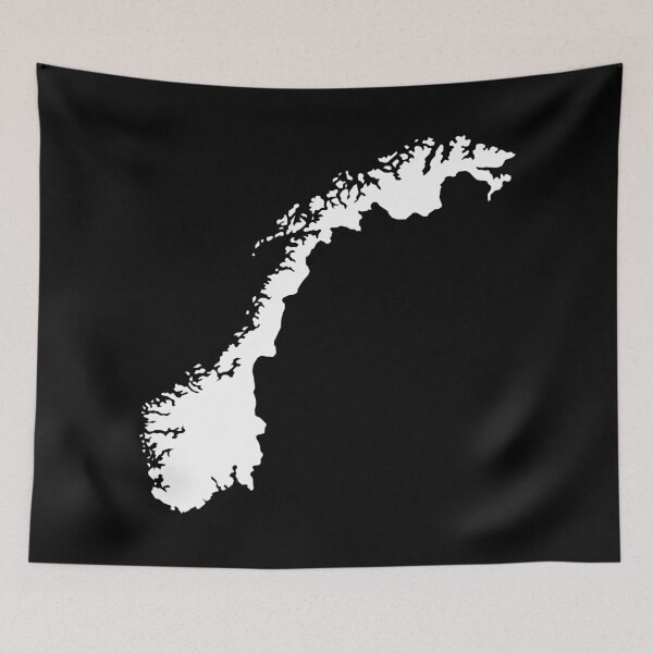 Item preview, Norway Country Shape NO designed and sold by shitpostee.