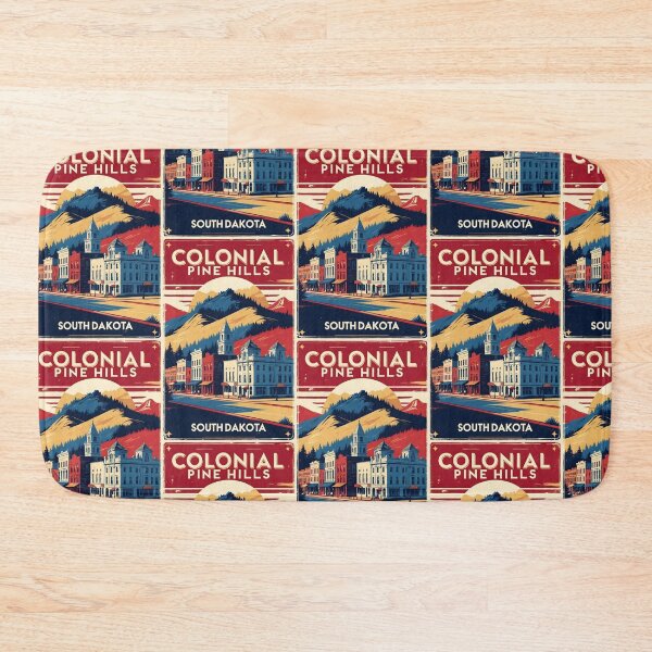 Item preview, Colonial Pine Hills South Dakota Vintage Travel designed and sold by TravelersGems.