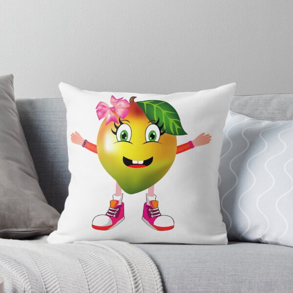 Item preview, Happy Mango Animated Character Girl Version designed and sold by ExpressiveToon.