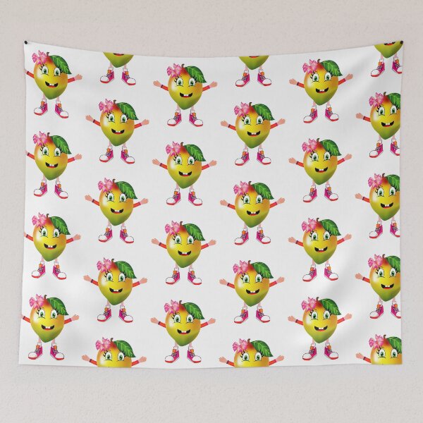 Item preview, Happy Mango Animated Character Girl Version designed and sold by ExpressiveToon.
