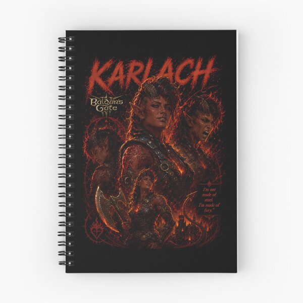 Item preview, Karlach Baldur's Gate 3 Infernal Fury designed and sold by PrestonChild.