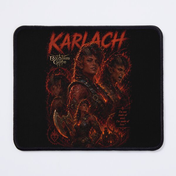 Item preview, Karlach Baldur's Gate 3 Infernal Fury designed and sold by PrestonChild.
