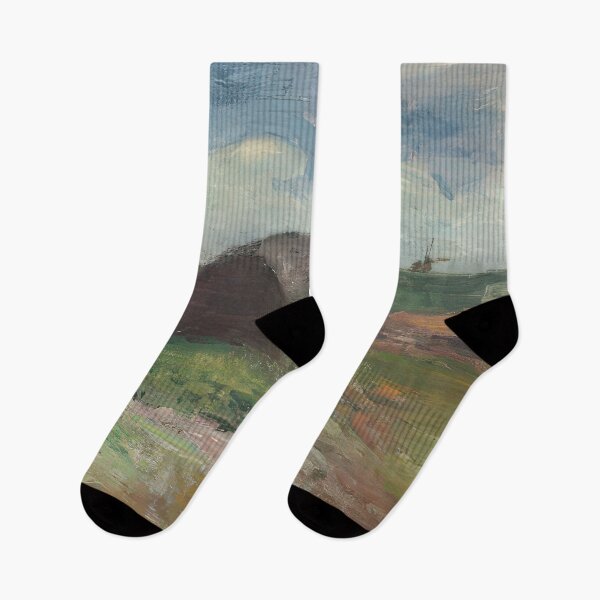 Item preview, Paysage de bretagne 1896 designed and sold by VeilOfPigments.