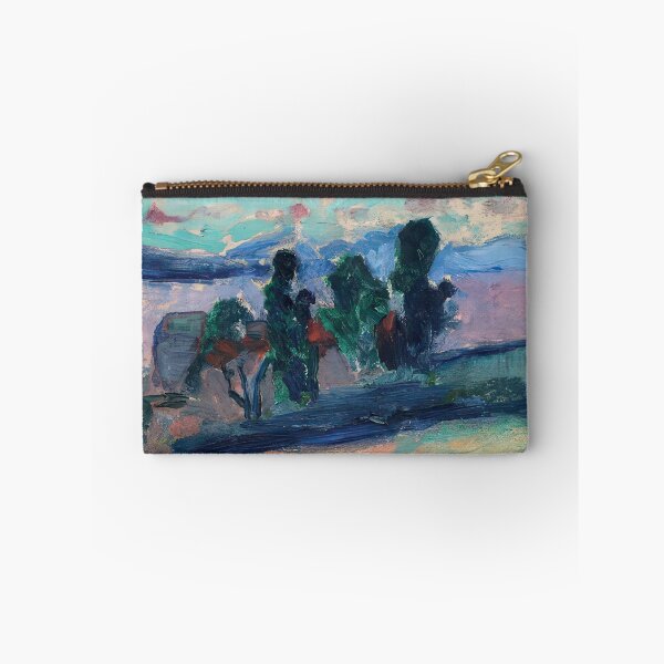 Item preview, Paysage de saint tropez au crepuscule 1904 designed and sold by VeilOfPigments.