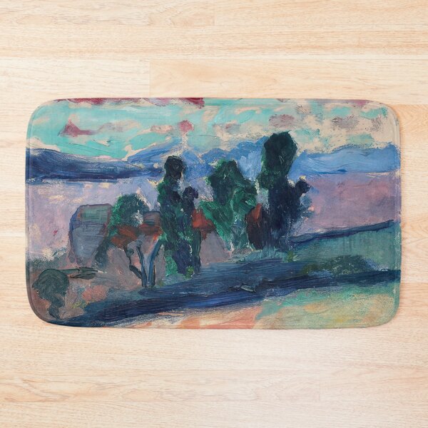 Item preview, Paysage de saint tropez au crepuscule 1904 designed and sold by VeilOfPigments.