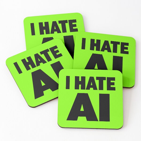 Item preview, I Hate AI - 90s style designed and sold by teeperfect.