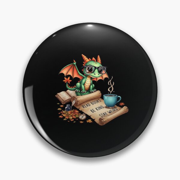 Item preview, Read Books Be Kind Stay Weird Cute Dragon Reader Design designed and sold by Ostericaimusa.