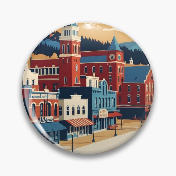 Item preview, Spearfish South Dakota Vintage Travel Tourism designed and sold by TravelersGems.