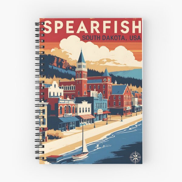 Item preview, Spearfish South Dakota Vintage Travel Tourism designed and sold by TravelersGems.
