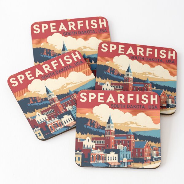 Item preview, Spearfish South Dakota Vintage Travel Tourism designed and sold by TravelersGems.