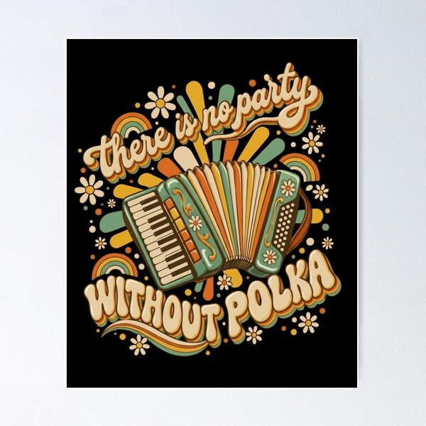 Item preview, Retro Polka Music Accordion 70s Groove Party designed and sold by haitrieuic96.