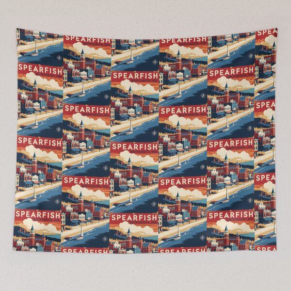 Item preview, Spearfish South Dakota Vintage Travel Tourism designed and sold by TravelersGems.