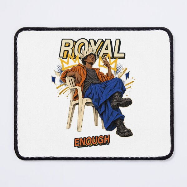 Item preview, Royal Enough Plastic Chair King Funny Streetwear designed and sold by RAX Mirth Studio.