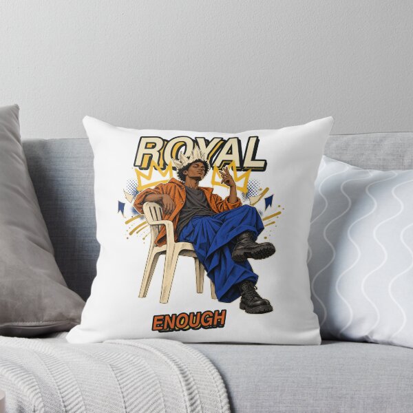 Item preview, Royal Enough Plastic Chair King Funny Streetwear designed and sold by RAX Mirth Studio.