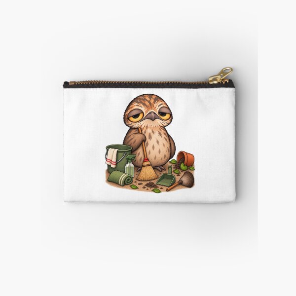 Item preview, Cute Potoo Bird Cleaning | Sleepy Potoo Housekeeping & Spring Cleaning designed and sold by MrDev.