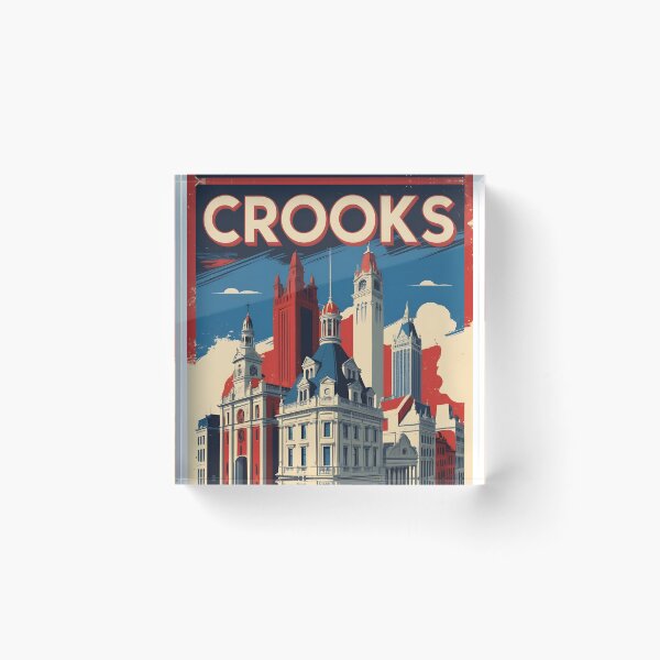 Item preview, Crooks South Dakota Vintage Travel Tourism designed and sold by TravelersGems.