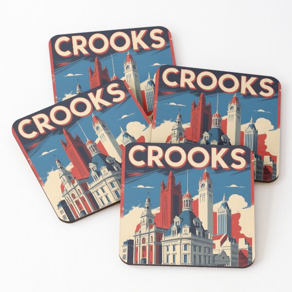 Item preview, Crooks South Dakota Vintage Travel Tourism designed and sold by TravelersGems.